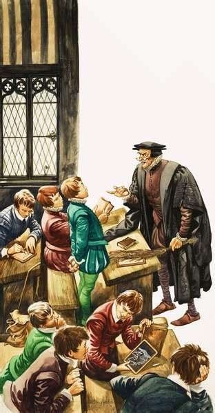 the school in the tudor period|tudor times primary school history.